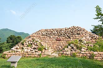 Wandu Mountain City in Ji'an, Jilin, China. It is part of UNESCO World Heritage Site.