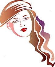 Beautiful fashion female