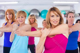 Exercise stretching class