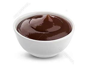 Grill sauce on white background