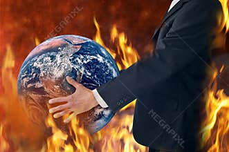 Climate Change Global Crisis Fire Business Tariff