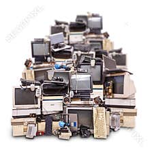 Electronic waste ready for recycling