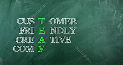 Chalk drawing - TEAM 4K