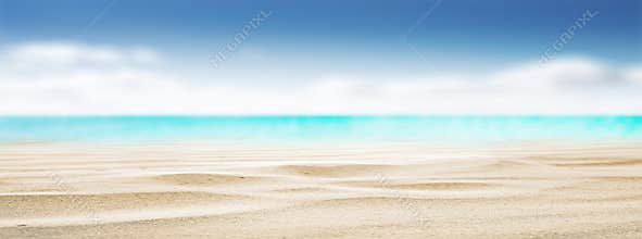 Tropical beach summer background