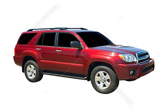 Red SUV