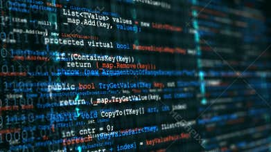 Programming Code Background.