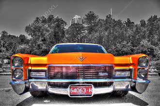 Classic American 1970s Cadillac