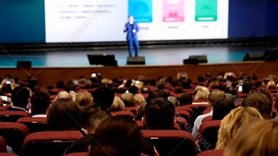 Audience at conference hall