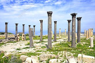 Byzantine Church terrace at Umm Qais, Jordan