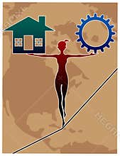 Female life balance