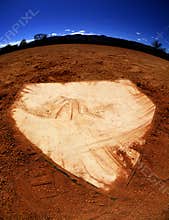 Baseball Home Plate Dark Dirt