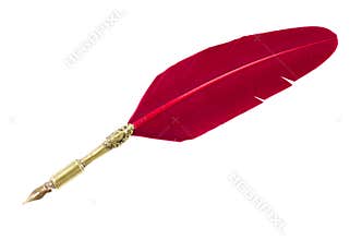 Feather pen