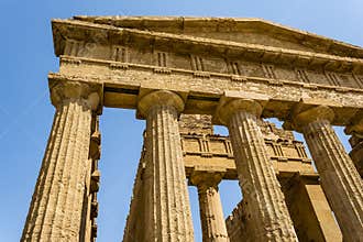 Concordia Temple. Valley of the Temples, Agrigento on Sicily, Italy