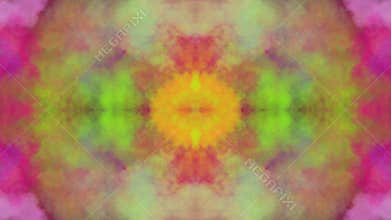 Smoke formation in multiple colors