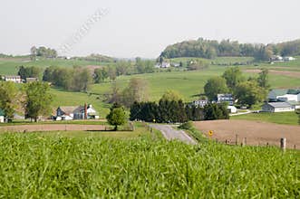 Ohio Amish country scene