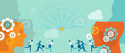 Reward competition Business direction leadership marketing team
