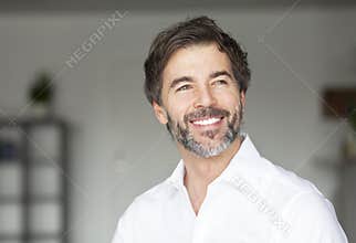 Successful Mature Man Smiling