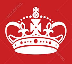 Keep calm poster similar crown