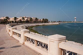 Boardwalk in Al Khobar, Saudi Arabia