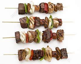 Grilled delicious kebabs