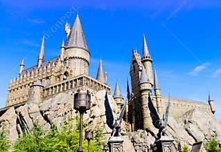 Panorama of The Hogwarts School of Harry Potter