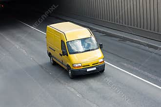 Yellow van