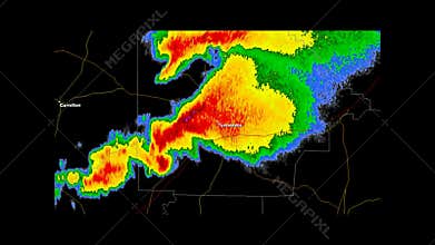 2011 Tuscaloosa, Alabama Tornado Weather Radar