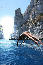 A dive towards the summer / Plunge