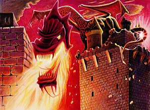 Fire breathing dragon