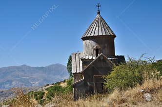 Armenia, Tsahats-kar monastery, the church of 10 century