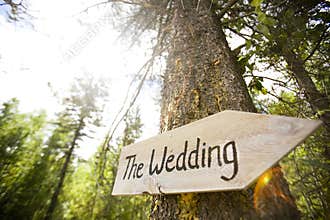 Wedding Ceremony Sign