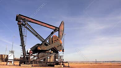 North Dakota Oil Pump Jack Fracking Crude Extraction Machine