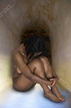 Sad Lonely Depression Abuse Victim