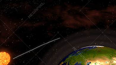 Apparent position of the Sun