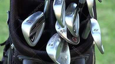 Golf Clubs, Golf Bag