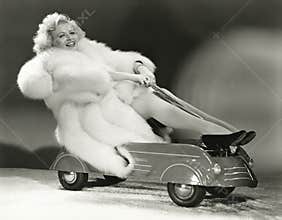 Exploring her inner child