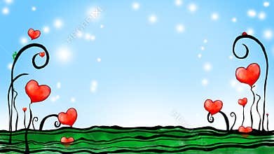 Garden of hearts