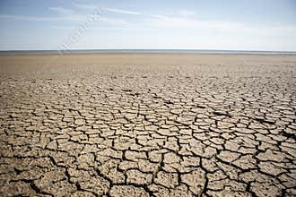 Dry cracked earth