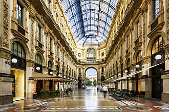 In the heart of Milan, Italy