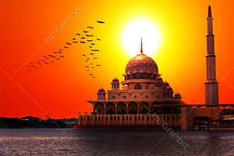 Sunset at the Classic Mosque