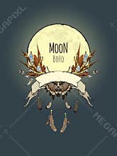 Boho moon
