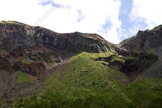 Near Changbai Waterfall