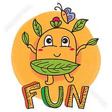 Levaes fun mascot
