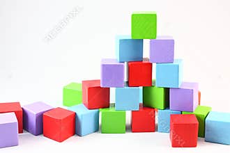 Pyramid toy blocks