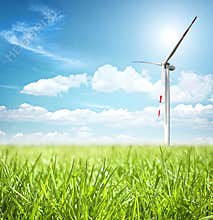 Clean energy concept