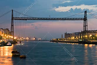 Hanging bridge between Portugalete and Getxo