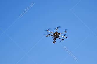 Drone in the sky