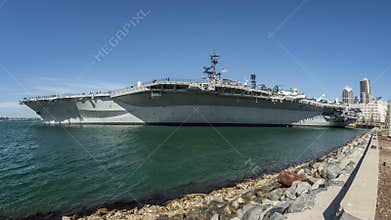 US Navy Aircraft Carrier USS Midway Time Lapse