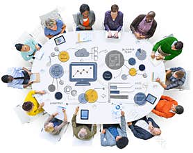 Business Plan Strategy Planning Information Statistics Concept