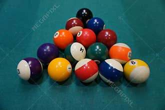 Billiard balls